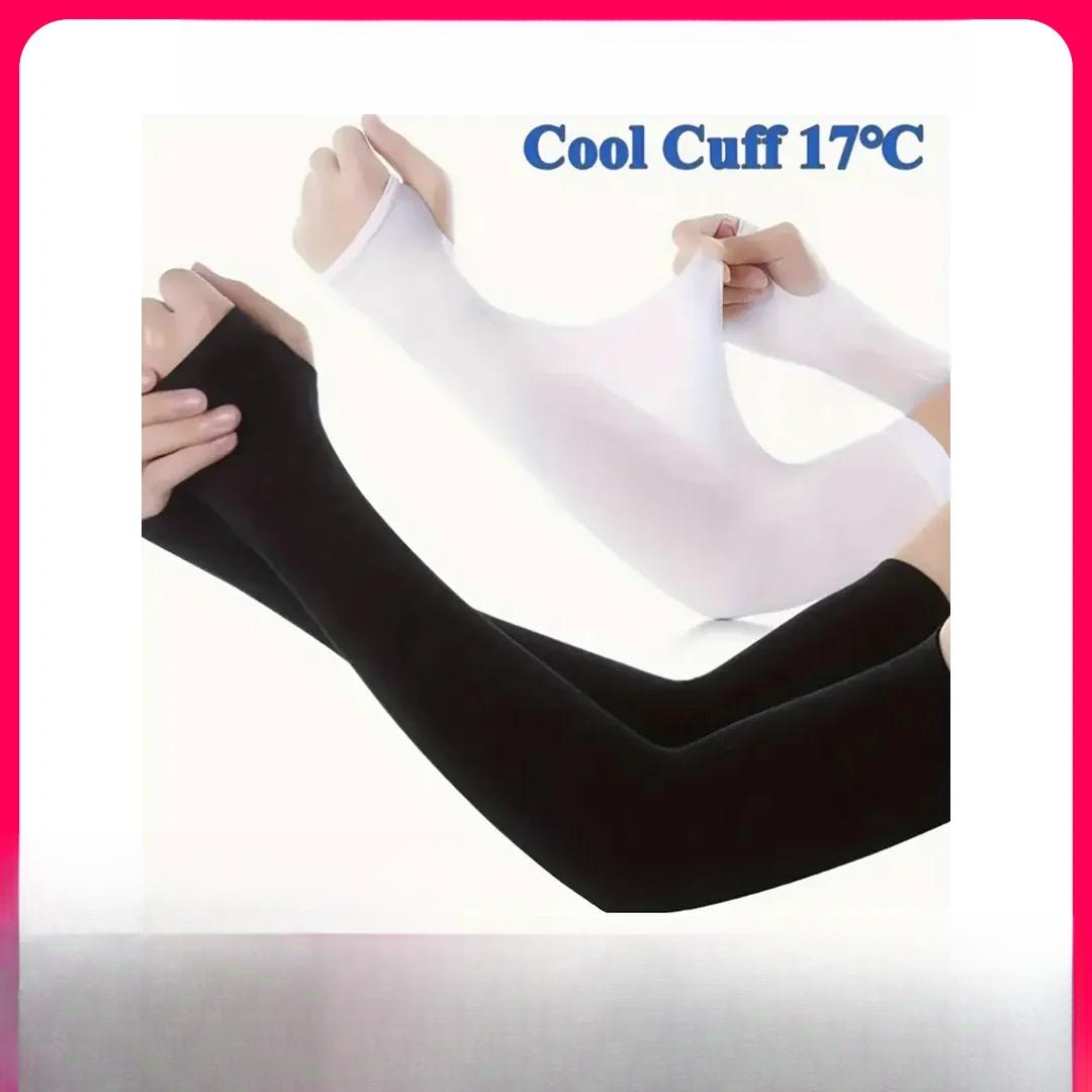 Ice Silk Sun Protection Sleeves Nylon Material UPF 50+ High Breathability 99% UV Block Cycling Sports Arm finger save goalkeeper gloves