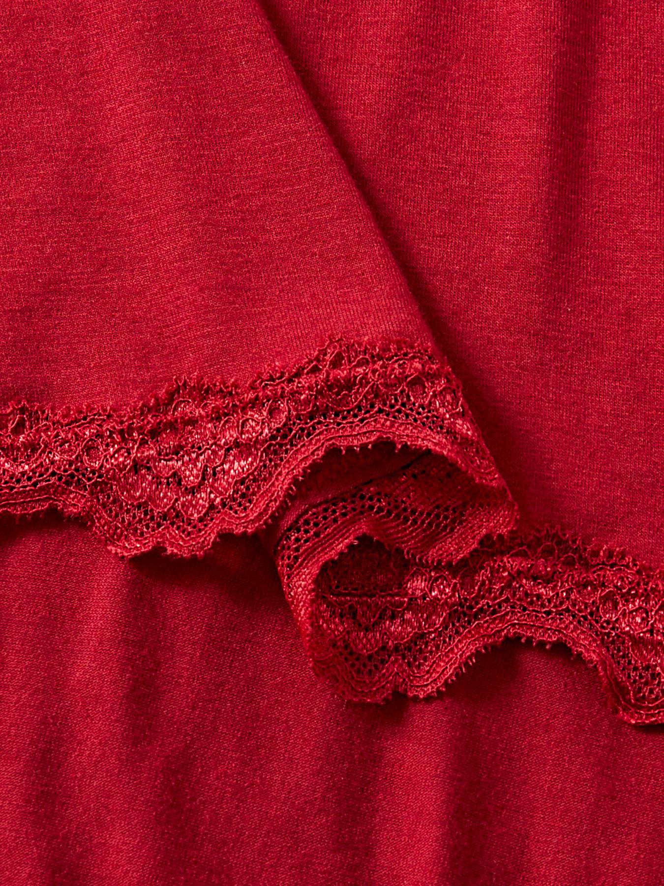 Women's Plain Lace Patchwork Cami Top with Bow & Shorts PJ Set, Adjustable Spaghetti Strap Camisole & Elastic Waist Shorts, Ladies Sleepwear for All Seasons