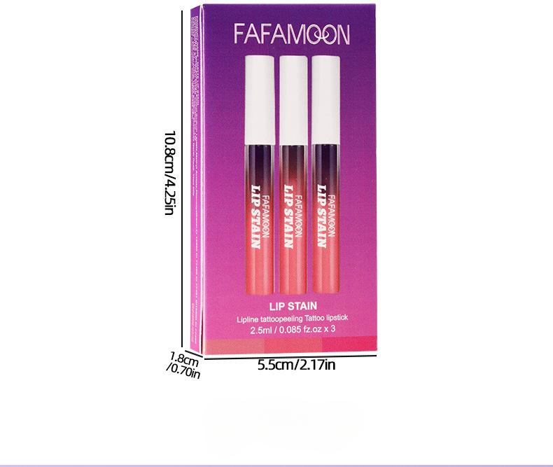 3PCS Orange Red Peel Off Lip Stain Tints for Women, Liquid Lipstick Peel off Lip Stain Long Lasting Waterproof, Longwear Lipstick Peel-off Highly Pigmented Easy Apply Not Faded Smudge-proof