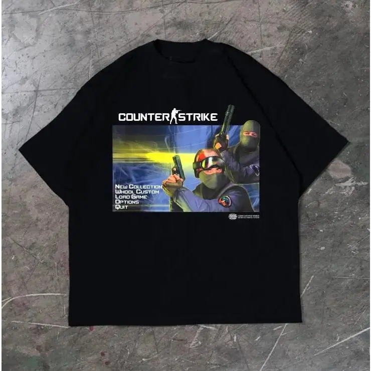 Counter Strike T-Shirt, Gaming Tee, Gifts Shirt, Unisex Vintage Graphic Tees Gothic Grunge Y2k Emo Scene Amity Affliction Style Clothes Men Women Streetwear.,belle,boot