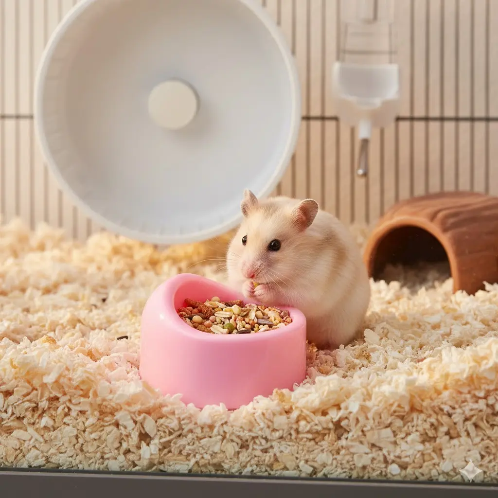 New Small Animal Feeding Bowl, Hamster and Parrot Water Bowl, Anti-Spill, Durable and Easy to Clean, Suitable for Birds and Small Pets, Cage-Specific Feeding Dish