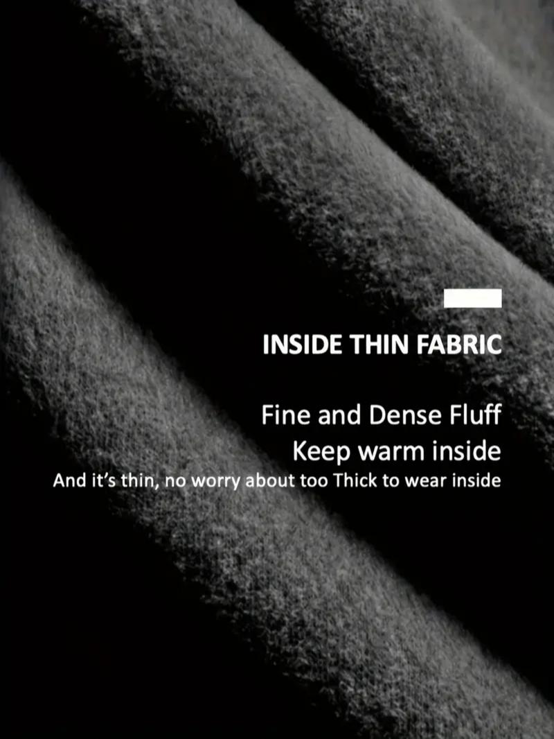 3PCS Men’s Ultra High Neck Thermal Compression Tops – Lightweight Fleece-Lined Base Layer, Stretchy Slim Fit Long Sleeve Shirts for Winter Training, Running, Gym, or Daily Layering Wear