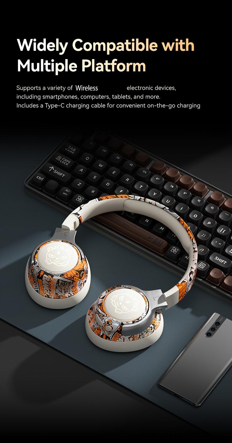 Wireless Headphone,Foldable Bluetooth Headphones Over Ear Wireless Headset for Gaming, Phones, Computers, Electronics AudioHeadphone Arrived before Christmas Wireless 5.3 Gaming Headphones