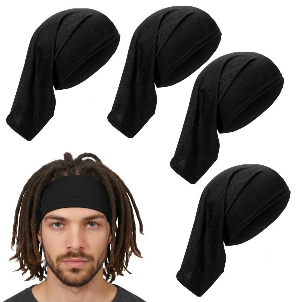 6pcs Dreadlock Cap Tube Bands Elastic Long Hair Dreads Head Wraps Locs Socks for Dreads,Unisex Spandex Dreadlock Cap for Daywear