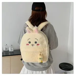 chiikawa .plush cute Usachiji Ikawa self-deprecating bear backpack large capacity bag for women  women backpack
