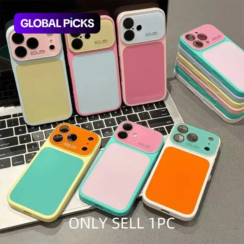 Case Cover for iPhone 17 Pro Max, 16 Pro Max, 15 Plus, 14, 13, Premium Fashion Design, Lens Protection, Shockproof, Wear-Resistant, Stain Resistant, Vibrant Dopamine Colors, Cushioning