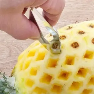 New Arrival Stainless Steel Pineapple Eye Peeler - Effortless Seed Removal, Durable Kitchen for Perfectly Prepared Fruits, Fruit Preparation | Ergonomic Handle | Durable Kitchenware