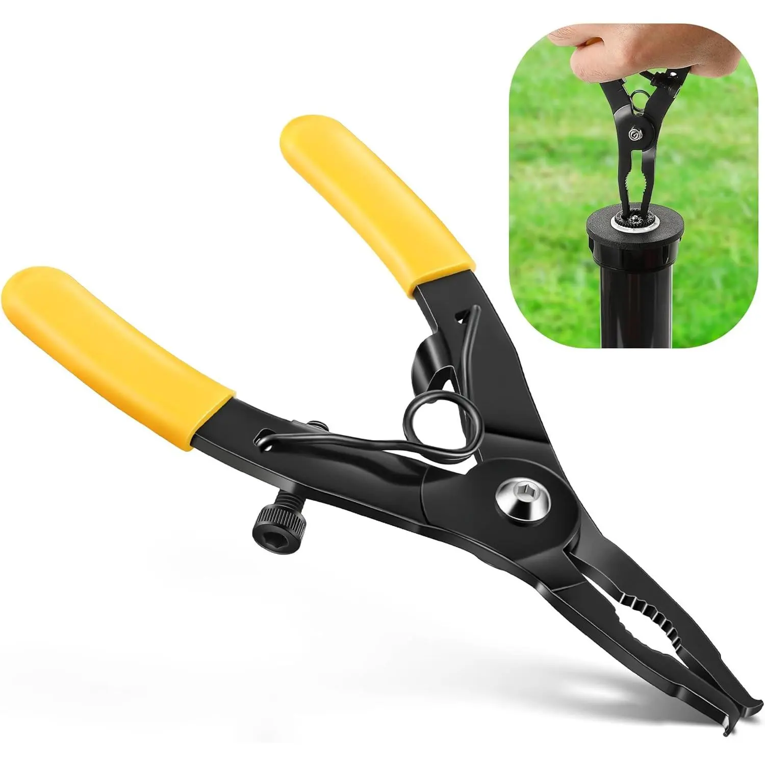 1 set of pop-up sprinkler head tools, suitable for Rainbird Hunter sprinklers, a tool for lifting pop-up sprinklers, and a rotor adjustment tool for lawn irrigation system maintenance