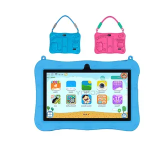 7 Inch Android OS Tablet for Kids, Children's Gifts,2.4G WiFi Dual Camera Tablet with Shockproof Case