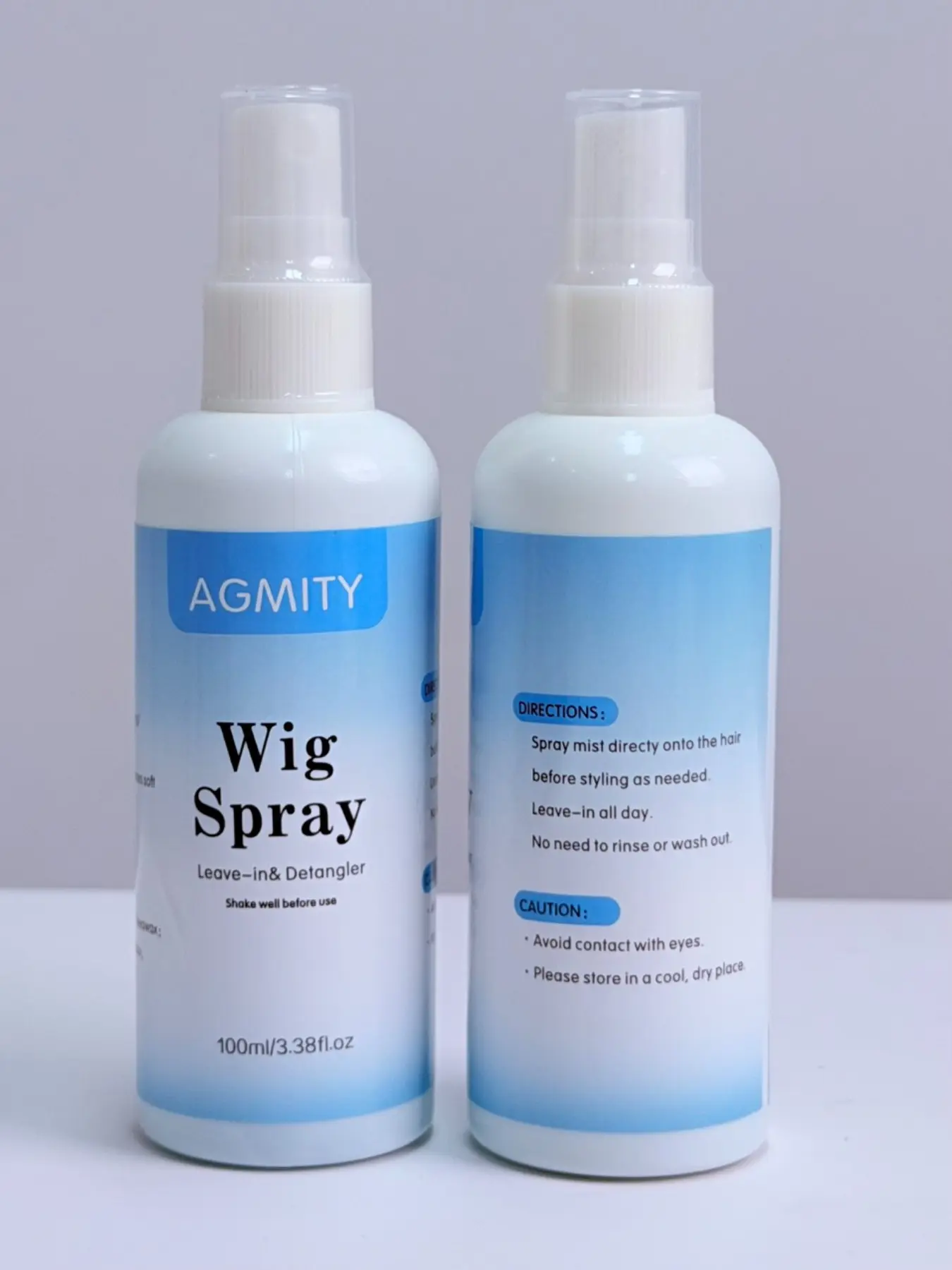 Two Bottles, 200ML Wig Care Spray, Anti-Static and Frizz Control, Smooths Hair for Easy Styling, Essential Wig Maintenance Tool