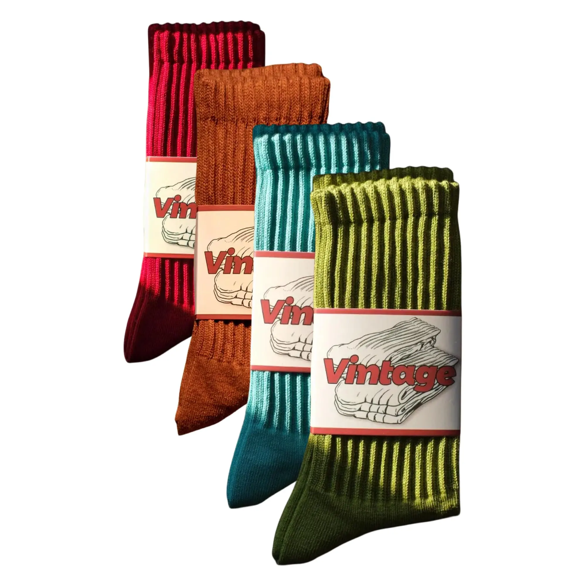 Adults' Unisex 4-Pair Slouchy Crew Sports Socks, 98% Cotton with Elastane, Seamless, Cozy, Breathable, All-Season, Machine Washable, Solid/Stripe, Casual Athletic Socks