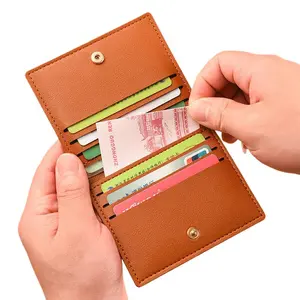 Minimalist Small ID Card Cases, Credit Card Holder for Men & Women,  Multi-Slot Mini Thin Pocket Purse, Holiday Gift for Everyone