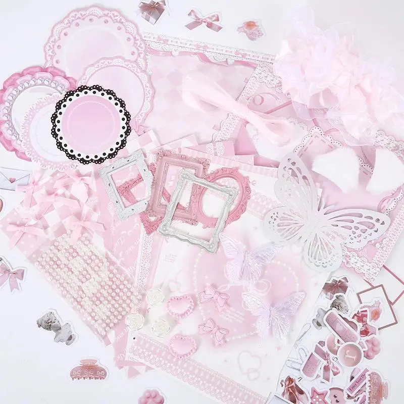 62-Count Ita Bag Deco Filler Pack, Journal Deco/Acrylic Charm Supplies, Beginner-Friendly Kit