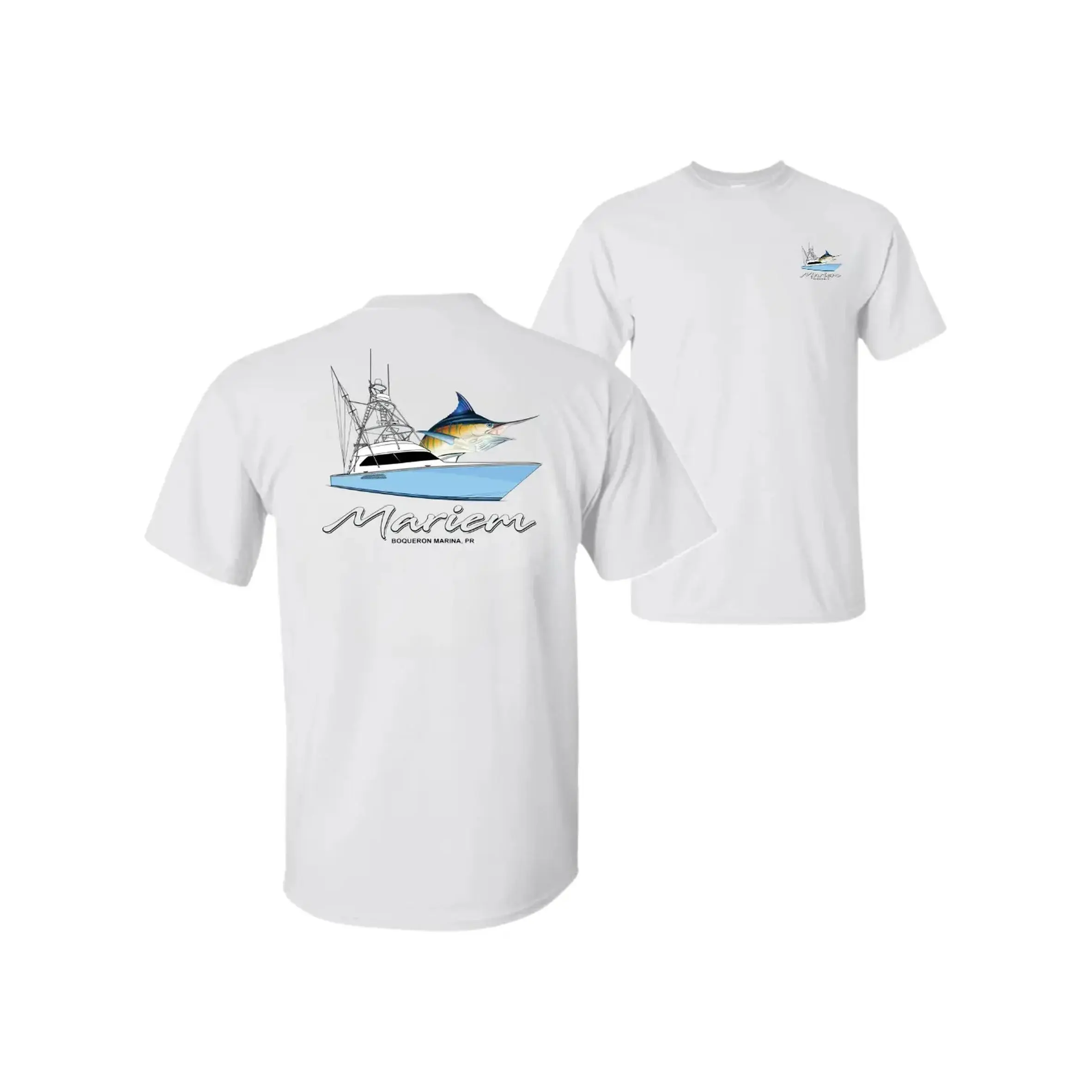 Unisex Mariem Viking Yachts T-Shirt Luxury Sportfishing Yacht Graphic Tee Soft Cotton Blend Marine Apparel Offshore Boating Shirt for Men Women Yacht Lover Gift