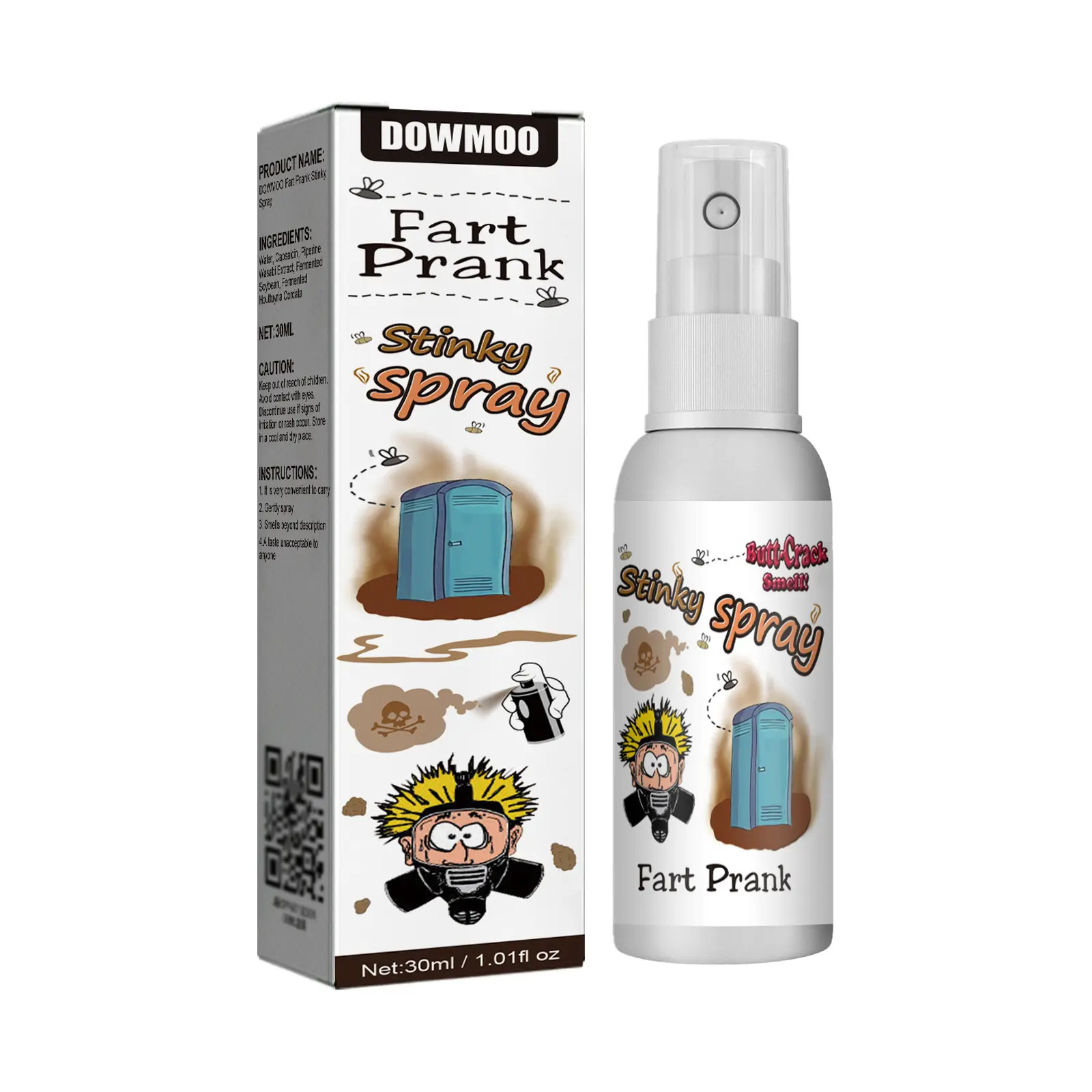 Dowmoo Funny Prank Liquid Spray, Novelty Entertainment Toy for Party Games & Holiday Gift Gags, Long-Lasting Themed Prank Atmosphere Maker