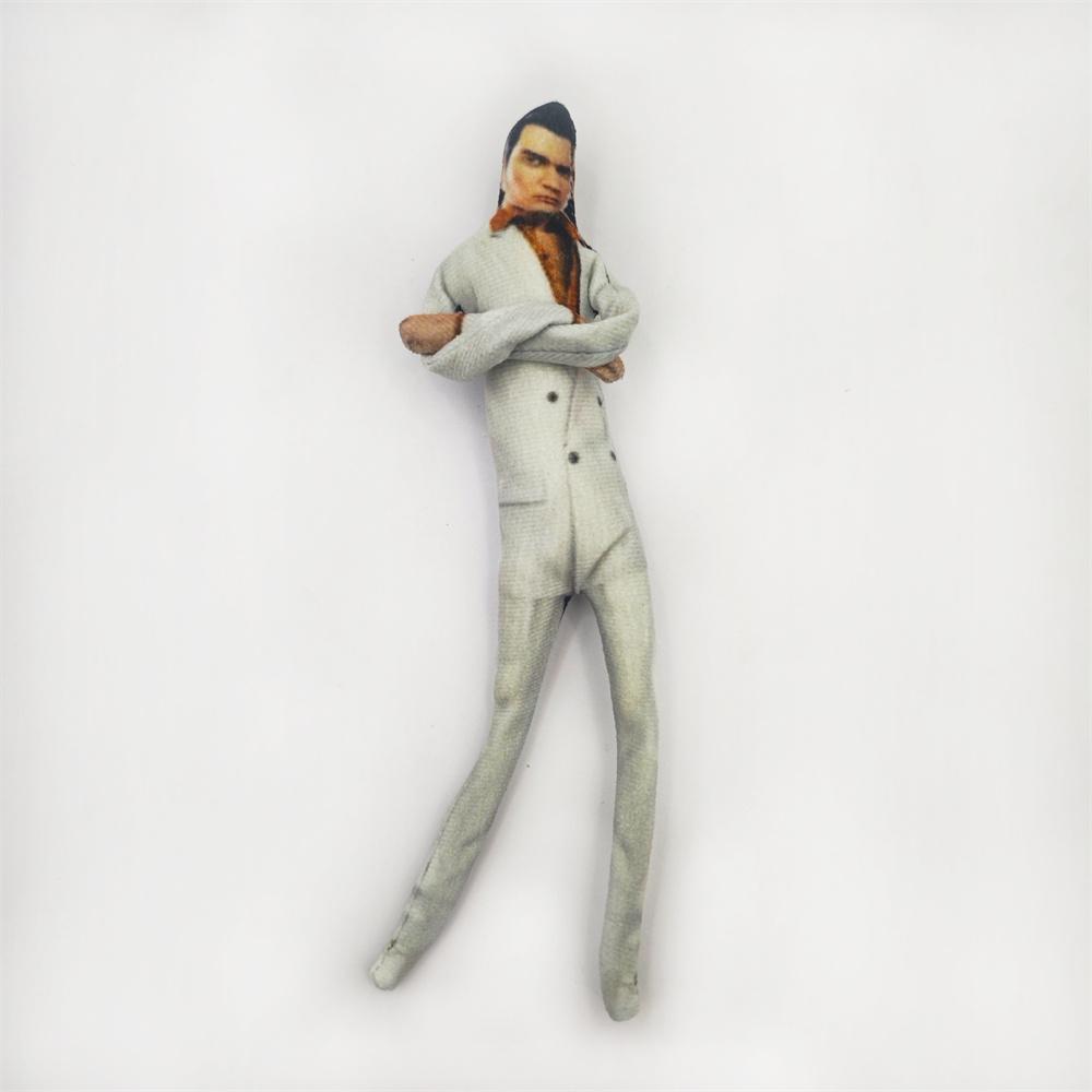 Game Yakuza Kiryu Kazuma Cosplay Plush Cotton Stuffed Dolls Mascot Slender Twistable Shape Abstract Model Room Decoration Gifts