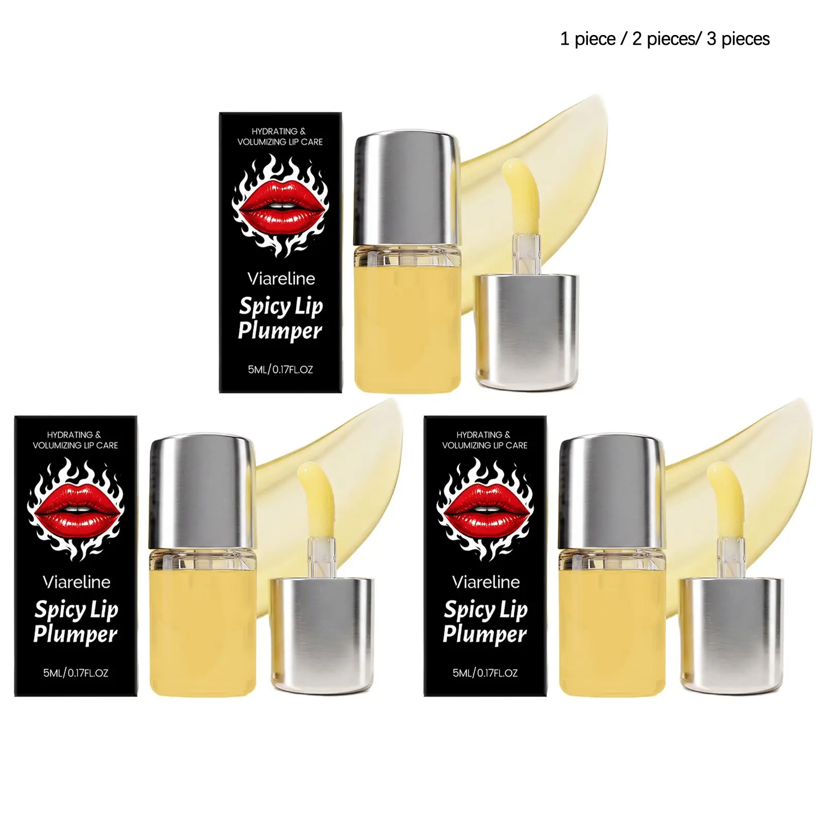 Rich Shiny Lip Oil (5ML/5ML*2/5ML*3), Gentle Care, Moisturizing, Smooth and Soft, Improves Skin Texture, Daily Care
