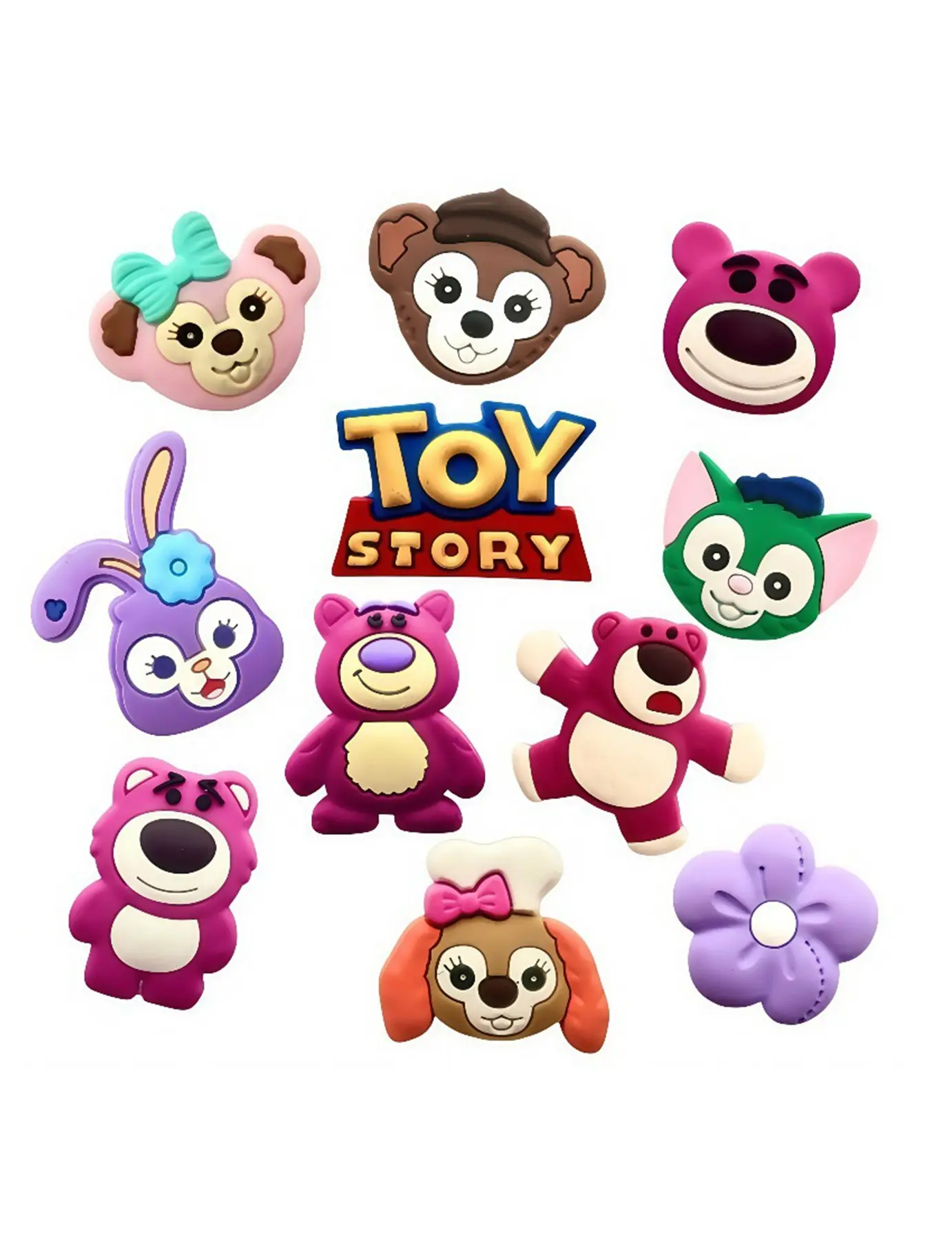 Cute Cartoon Shoe Set, Comfortable and Durable Design, Ideal for Daily Wear, Fashionable Gift for Trendsetters, Crocs Accessories