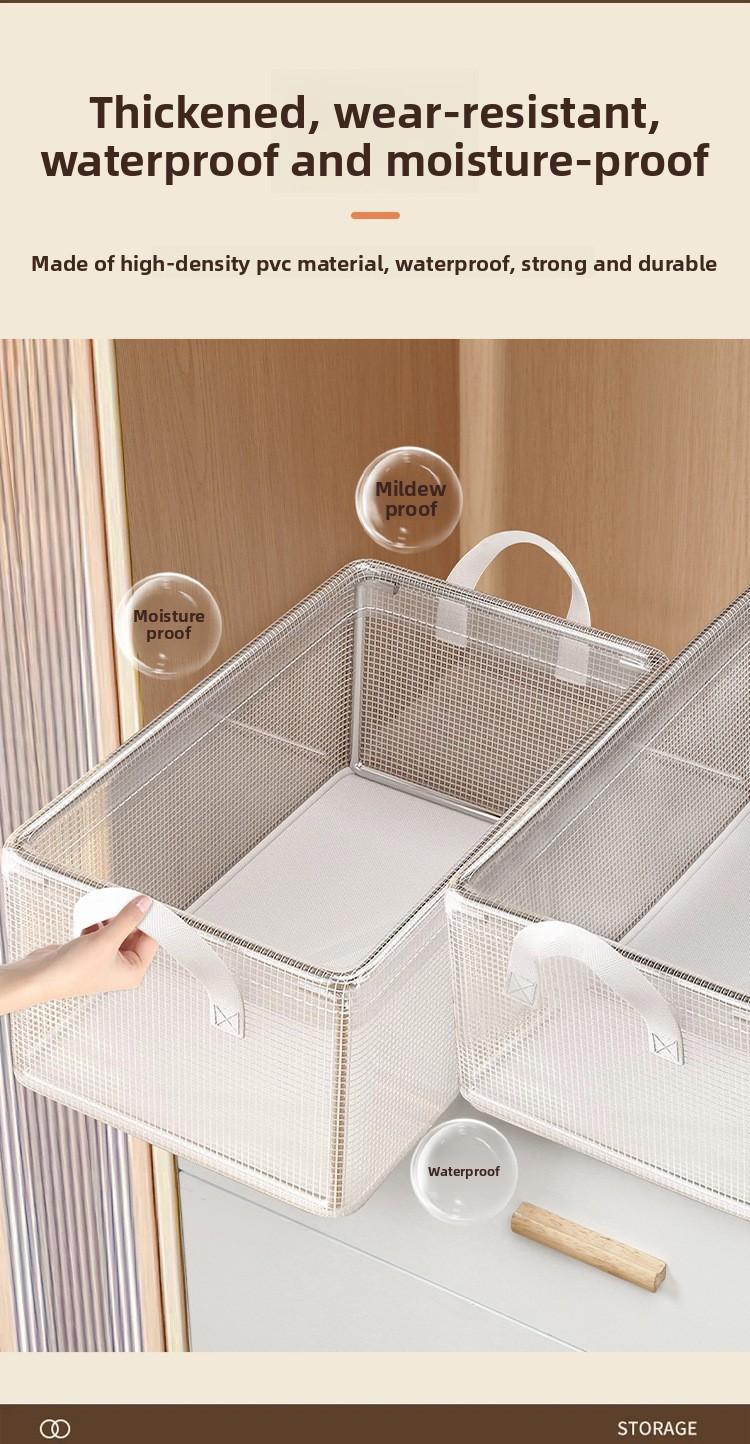 Transparent Clothes Storage Box, Drawer Organizer for Underwear Pants, Home Closet Organizer, Wardrobe Storage Container