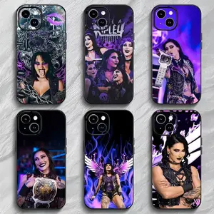 R-Rhea R-Ripley Wrestling Phone Case Cool WWE Superstar Lightweight Protective Cover Compatible with iPhone 11-17 Pro Max/Plus & Samsung Galaxy S23-S25