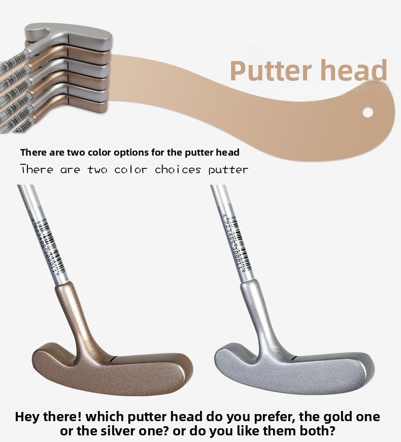 Golf Club - Steel Shaft - Ambidextrous Design - Children's Double-Sided Putter