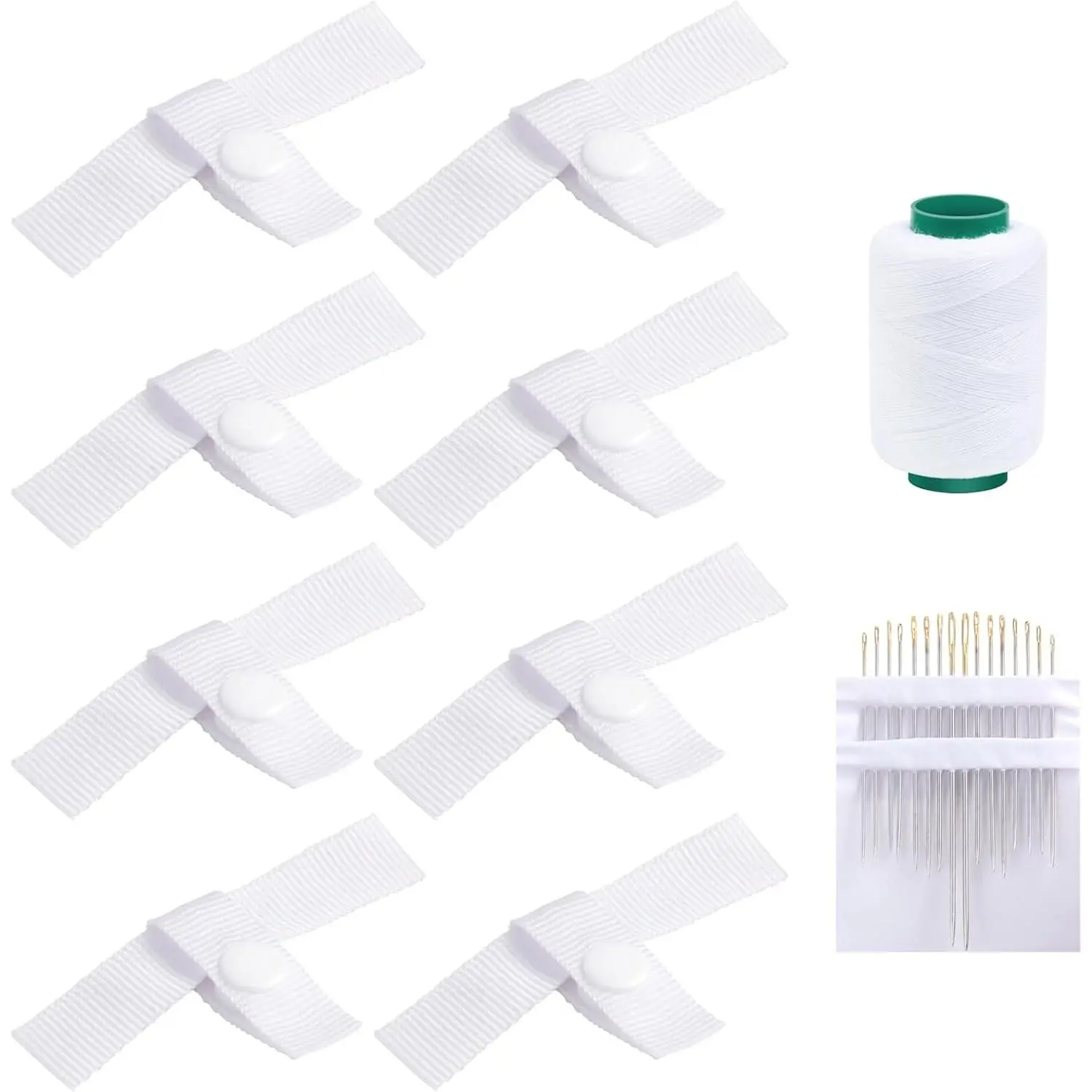 8 Pack Duvet Snap Clips, Duvet Fasteners, Fastens Comforter Inside Cover to Stay in Place, Keeps Duvet Cover Fixed