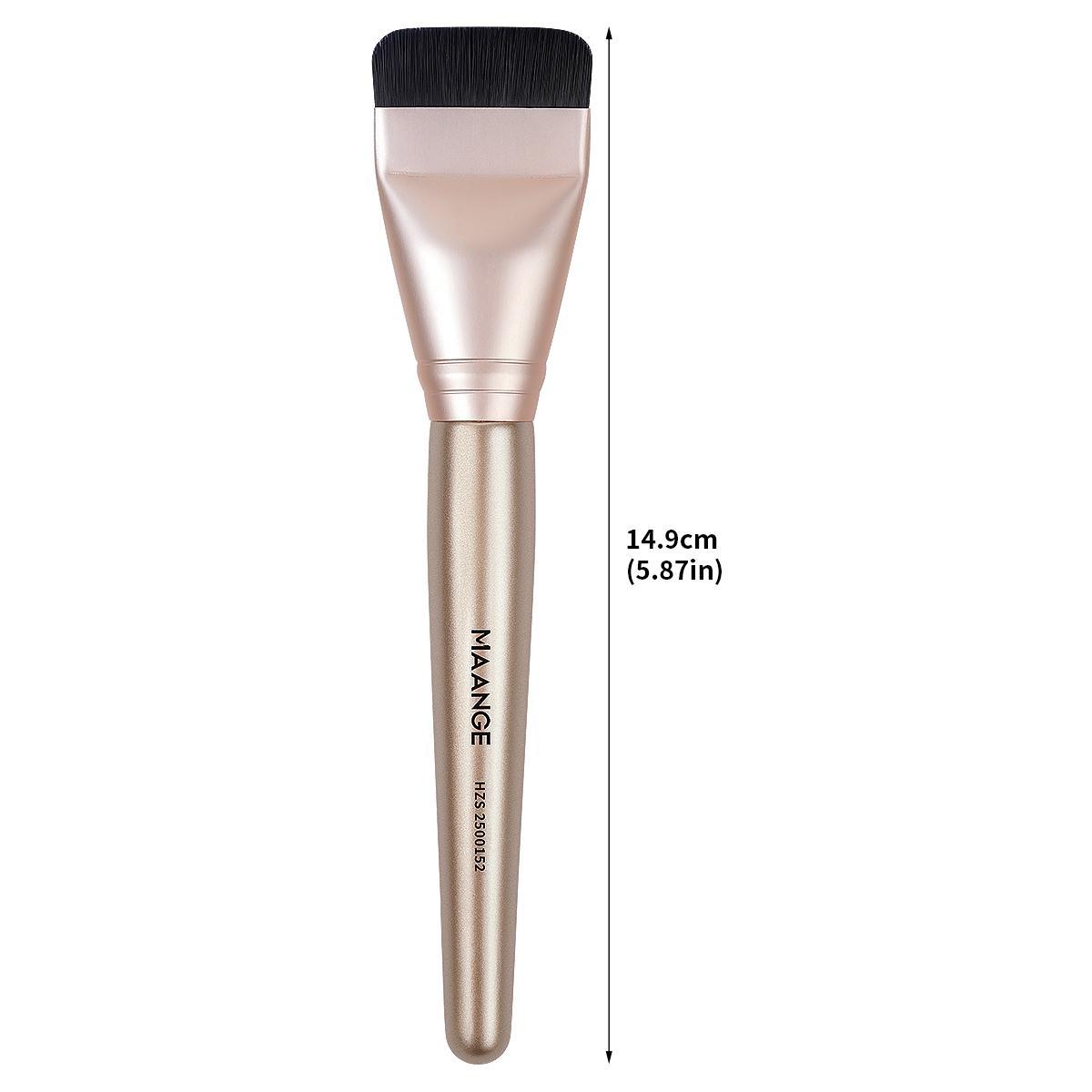 MAANGE 1pc Professional Kabuki Flat Foundation Brush/Face Mask Brush, Versatile Makeup Tool for Smooth Application, Ideal for Liquid and Cream Products, Complexion Brush Gift for Women & Girls