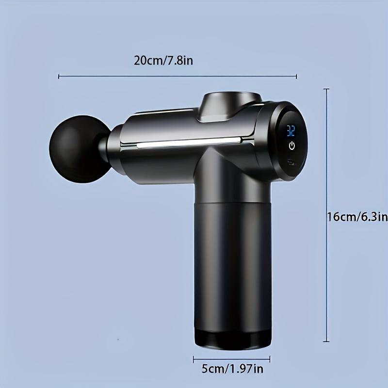 Deep Tissue Electric Massager | 1200mAh Battery | USB Fast Charging | 8 Massage Heads | Full Body Relief for Head, Neck, Arms & Legs | Perfect Gift for Men & Women