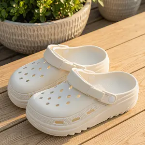 Unisex Platform "Cloud" Clogs — EVA Platform Slip-on Sandals: Non-slip, Breathable, and Versatile for Indoor, Outdoor, and Water Use