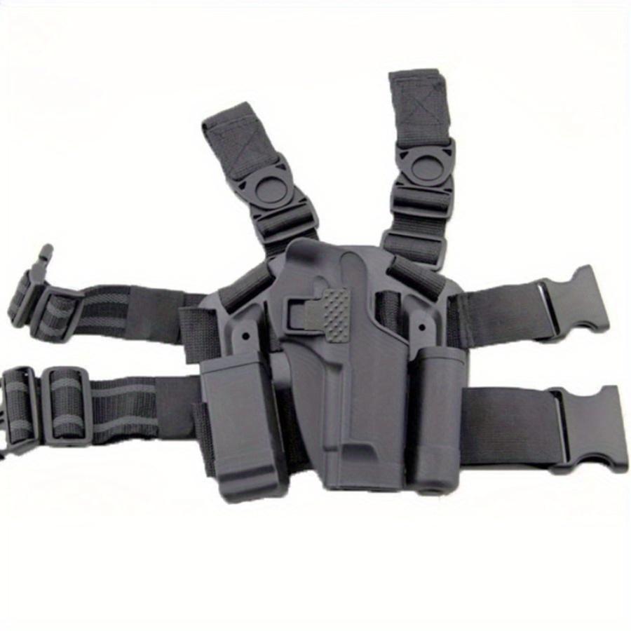 Top Holster with Quick Buckle Design - Tray Hanging Design, PA Material Fits Clothing, Magazine Pouch, Suitable for Glock 17, 19, 22, 23, 31, 32