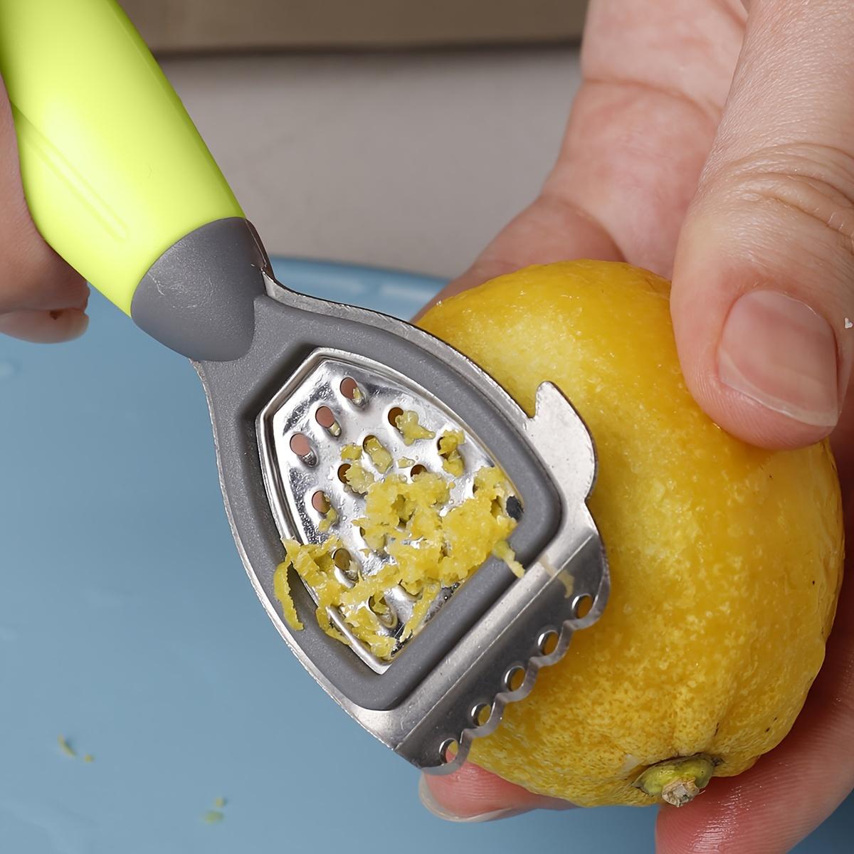 1pc Multifunctional Lemon Zester & Juicer with Integrated Bottle Opener