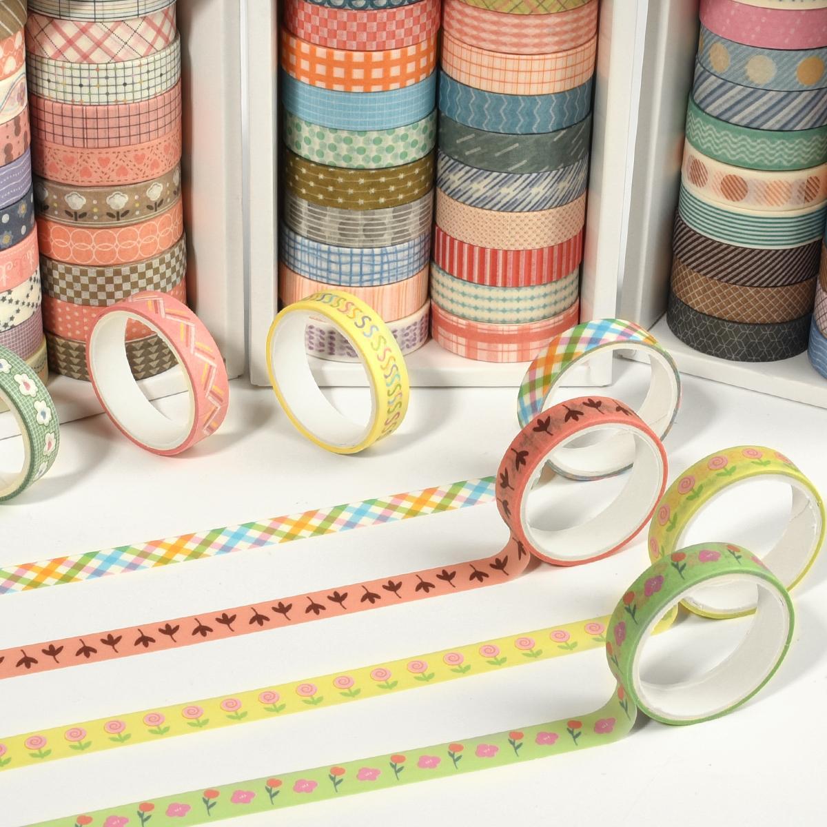 Cartoon Tape Box Set, 20 Rolls Handbook Washi Tape, DIY Decorative Tape for Scrapbooking, Gift Wrapping, Journal Making, Handmade Crafts, Crafts Kit, Scrapbook Materials