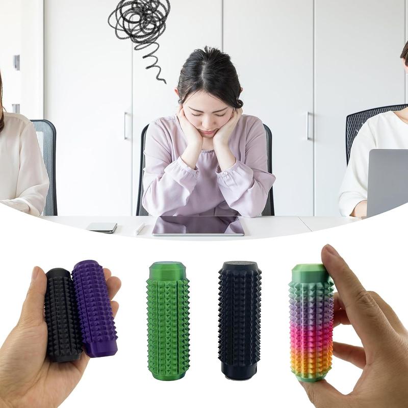 Little Ouchies Grippie Portable Stim Tool - Vibrant Colors, Firm Plastic Spikes |   Anxiety & Stress Relief |   Clip to Keys for On-the-Go Impulse Management keychain first  day  of  school  gift