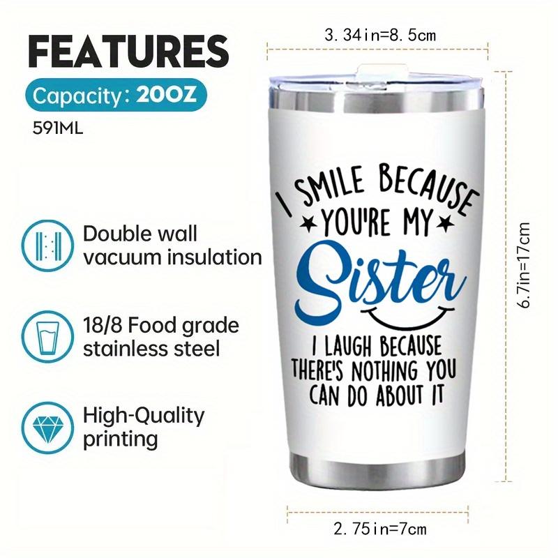 1, Sisters Coffee Cup, Ceramic Coffee Cup, Water Cup, Summer And Winter Beverage Utensils, Birthday Gift, Holiday Gift, Christmas Gift, New Year Gift, Valentine'S Day Gift