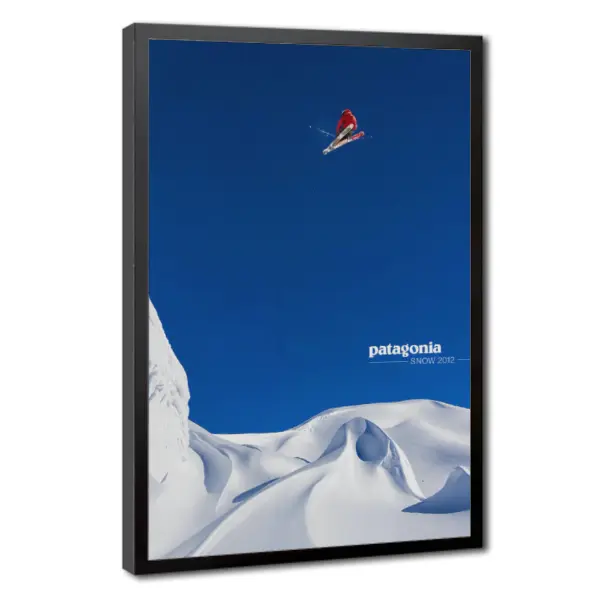 2012 Winter Magazine Cover Canvas   Poster, HD Retro Editorial  Print with Optional Unframed, Wood Frame, or Black Aluminum Acrylic Frame for Bedroom, Dorm Room, Living Room, Office Decor, Eco Friendly Cool  Decoration, Gift for  Lovers demon slayer