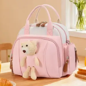 Multifunctional Baby Backpack, Large Capacity Outdoor Maternity Bag, Toddler Travel Organizer, Pre-Natal Kit, Shoulder Strap Design