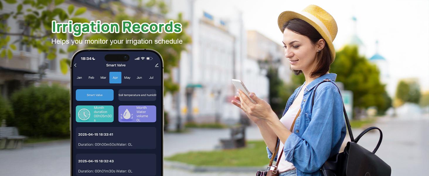 WiFi Sprinkler Timer, WiFi Timer for with Rain Delay/Manual/, Alexa & Life App, Irrigation Sprinkler Controller for Lawns Yard