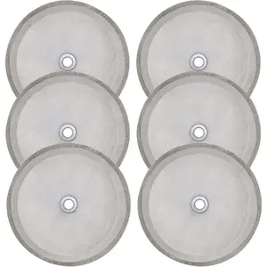 6pcs French Press Filter Screen - Universal 1000 ml, 34 Oz, 8 Cup Coffee Makers and Tea Machines - 4 Inch Stainless Steel Replacement Filter Mesh