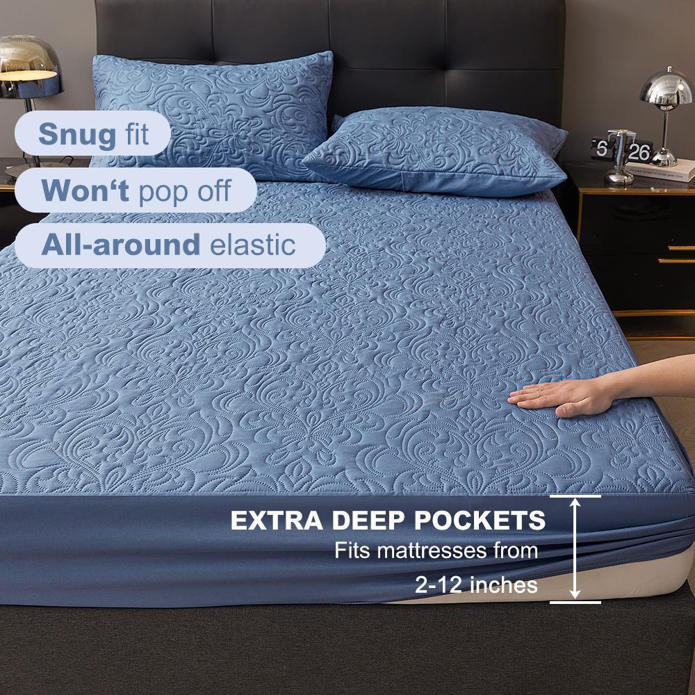 2025 Spring and Summer, Soft Fitted Sheet, Bedroom, Apartment, School, Hotel, Guest Room, Solid Color Bedding Set