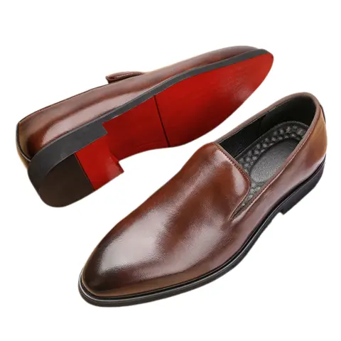 Red Sole Mens Dress Shoes Business Office Formal Party Wedding Oxfords Men Shoes Business Style Shoes Business Footwear