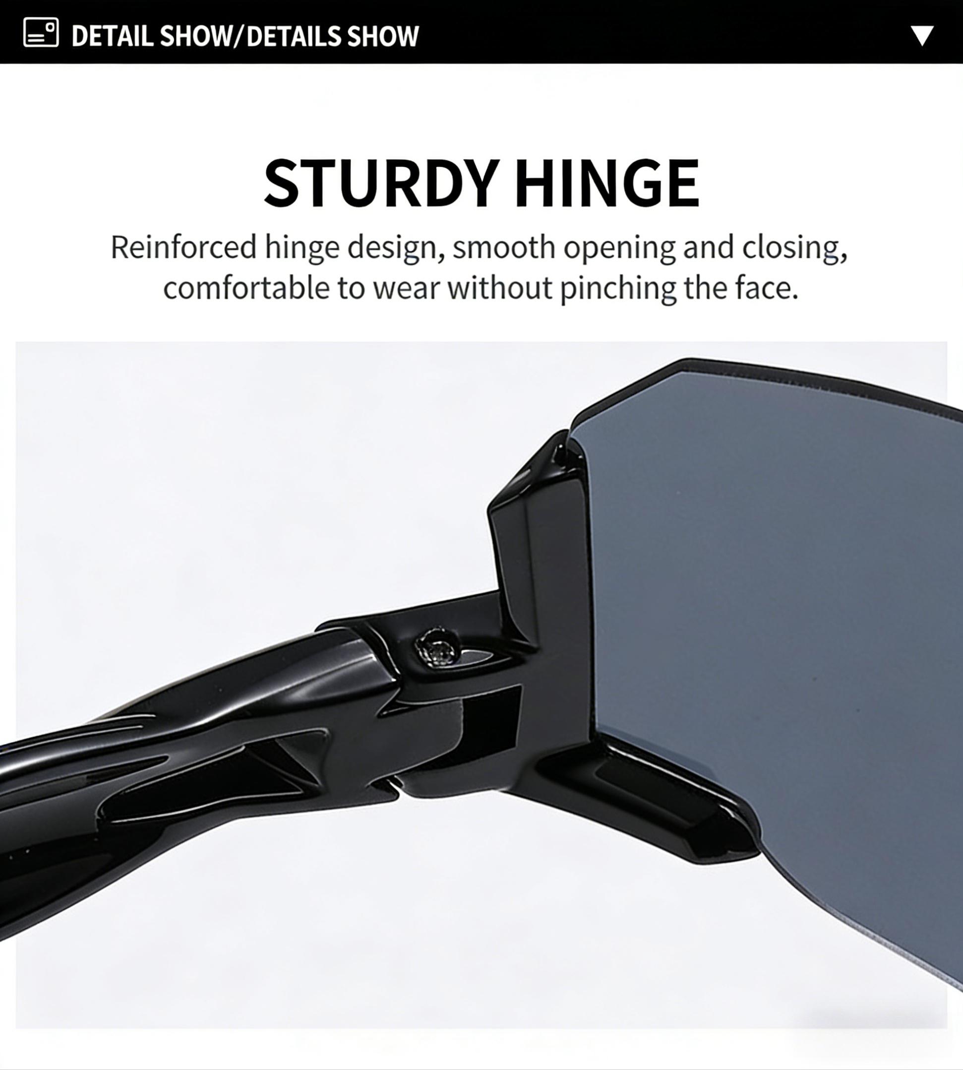 Cycling Glasses, Colorful Windproof UV400 Sports Sunglasses for Outdoor Fishing, Mountain Bike, Road Cycling & Bicycle Eyewear