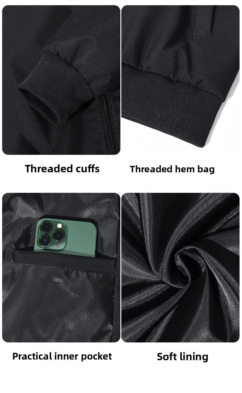 2026 New Men's Baseball Jacket with Stand Collar Popular American Style Jacket for Menswear Coats