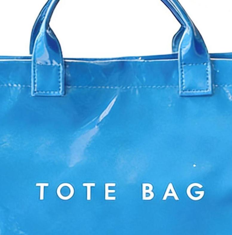 2026 Trendy Vintage Letter Print Tote Bag, Waterproof Large Capacity Aesthetic Tote for Work Commute & Shopping