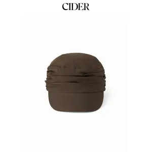 Cider IRREGULAR RUCHED BERET HAT