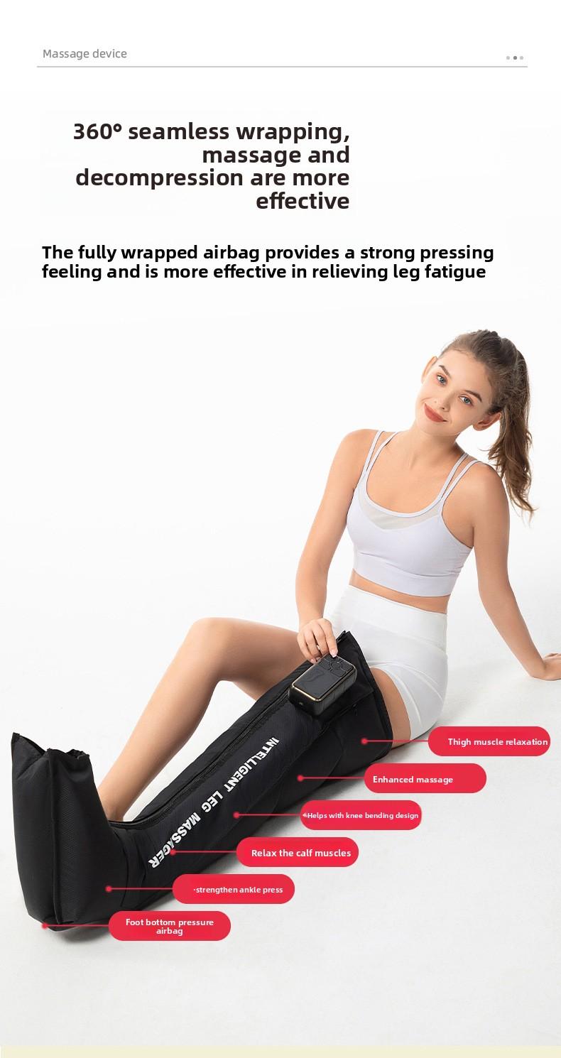 Wearable Air Wave Leg Massager, Kneading Foot Pressure Massager, Foot Therapy Machine, Leg Sleeve Airbag Leg Beauty Device