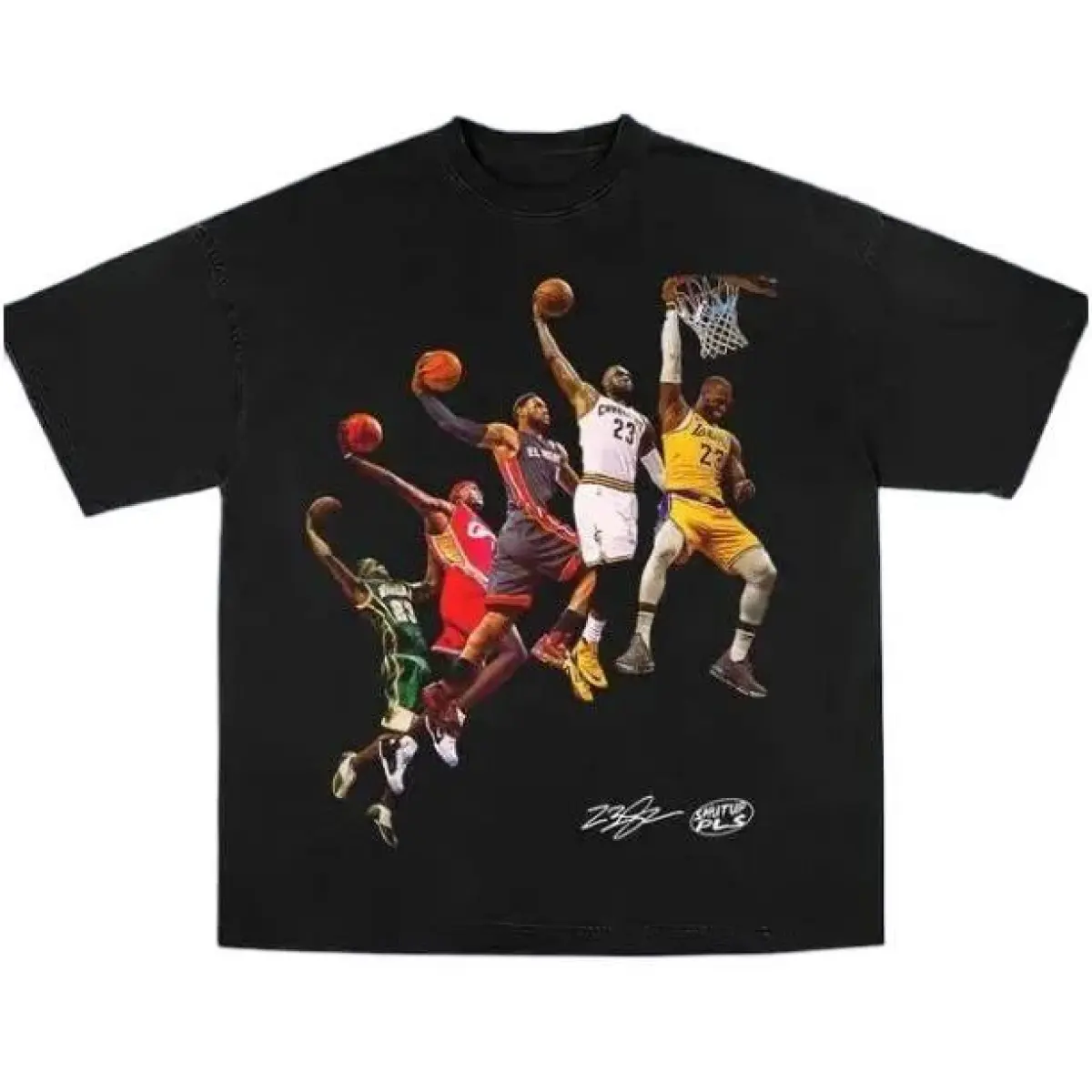 [graphic tee](Sale Off Up To 50%) LeBron James Vintage Tee - All Time Dunk T-Shirt |     Unisex Basketball Shirt & Hip Hop Graphic Tee for Streetwear  streetwear deals for today