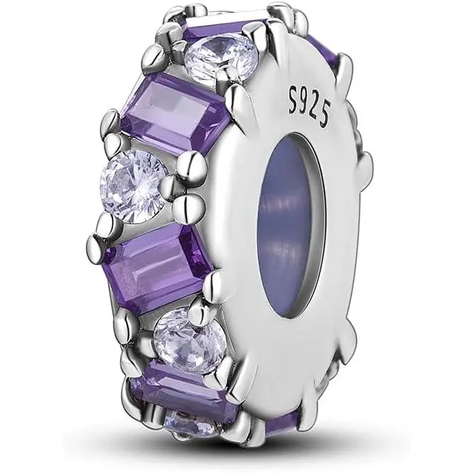 Spacer Charms for Bracelets for Woman 925 sterling  Stopper beads
