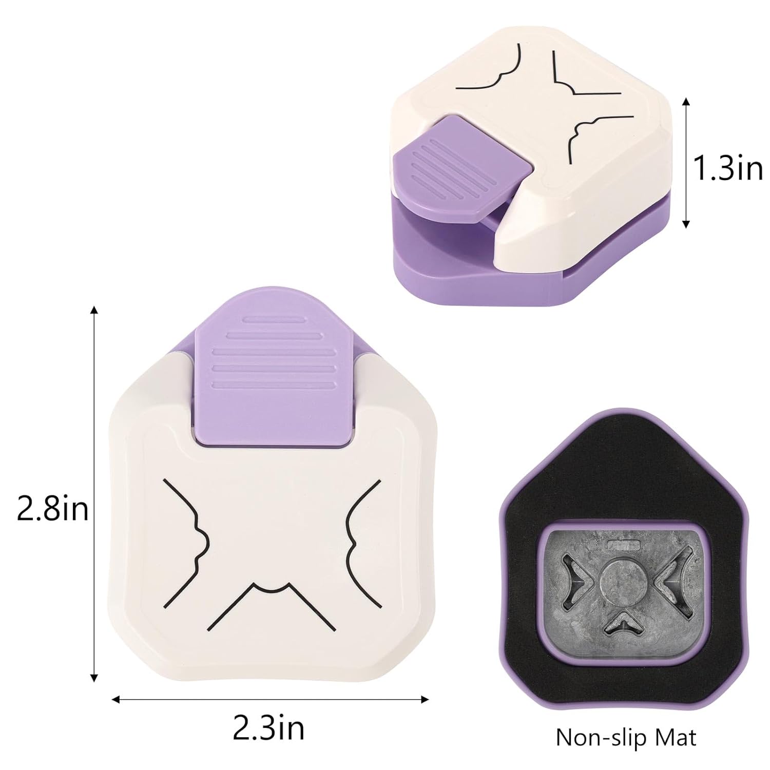2 count Paper Corner Rounder Corner Punch 3 in 1 Corner for Card Making, Laminate, Cardstock, Scrapbooking and Paper Crafts, Business Cards(4mm, 7mm, 10mm) 2 count Paper Corner Rounder Corner Punch 3 in 1 Corner for Card Making, Laminate, Cardstock, Scrapbooking and Paper Crafts, Business Cards(4mm, 7mm, 10mm)