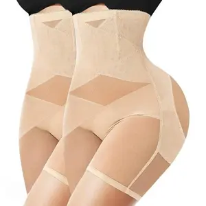 Women's High Waisted Shapewear Shorts, Tummy Control Body Shaper with Butt Lifting & Thigh Compression, Postpartum Underwear for an Everyday Smooth Fit