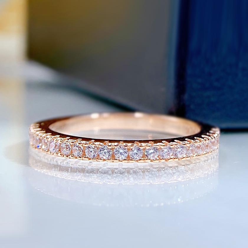 6A Cubic Zirconia S925 Sterling Silver Full Ring 6A Cubic Zirconia Ring fashion jewelry accessory woman girl promise ring-300(50%)